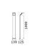 Світильник вуличний Ideal lux 322438 STYLE PT H100 COFFEE 4000K