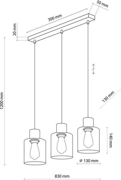 Люстра-підвіс TK LIGHTING 4568 ORSON