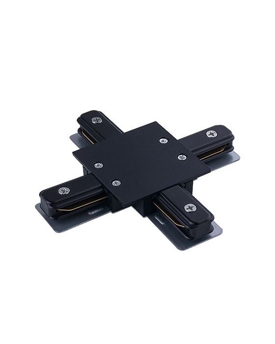 Елемент трекової системи Nowodvorski 8837 Profile Recessed X-connector Black